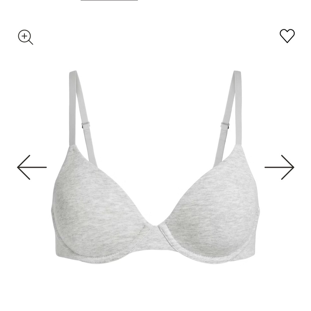 NWT SKIMS 34DD Cotton Jersey Bra